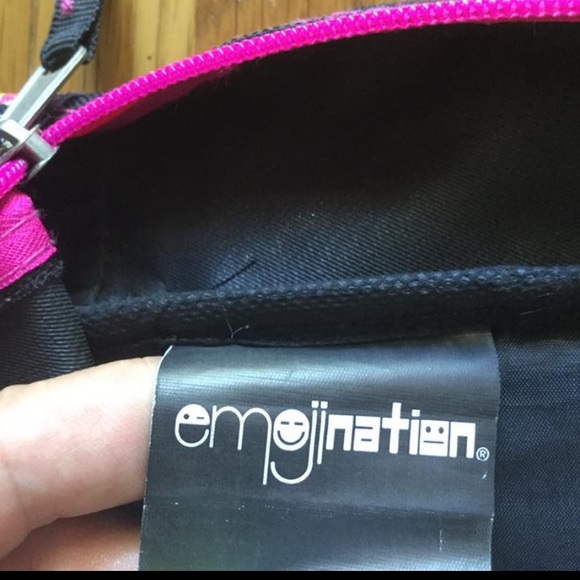 Emojination 16" Multicolor Backpack School bag - Picture 8 of 9